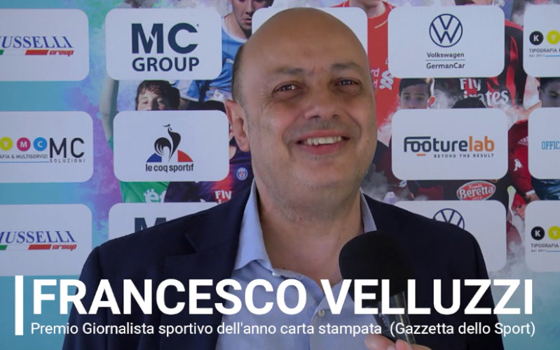 Francesco Velluzzi (Gazzetta dello Sport). Premio “Giornalista dell’anno carta stampata”