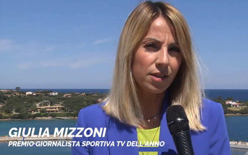 GIULIA MIZZONI. Premio “Giuseppe Pinna” Giornalista sportiva TV dell’anno 26° Torneo “Manlio Selis”