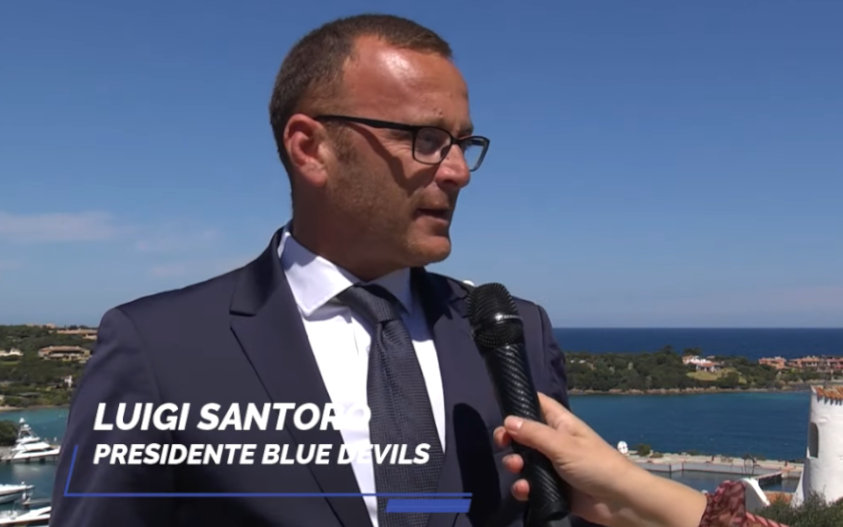 LUIGI SANTORO. Presidente BLUE DEVILS