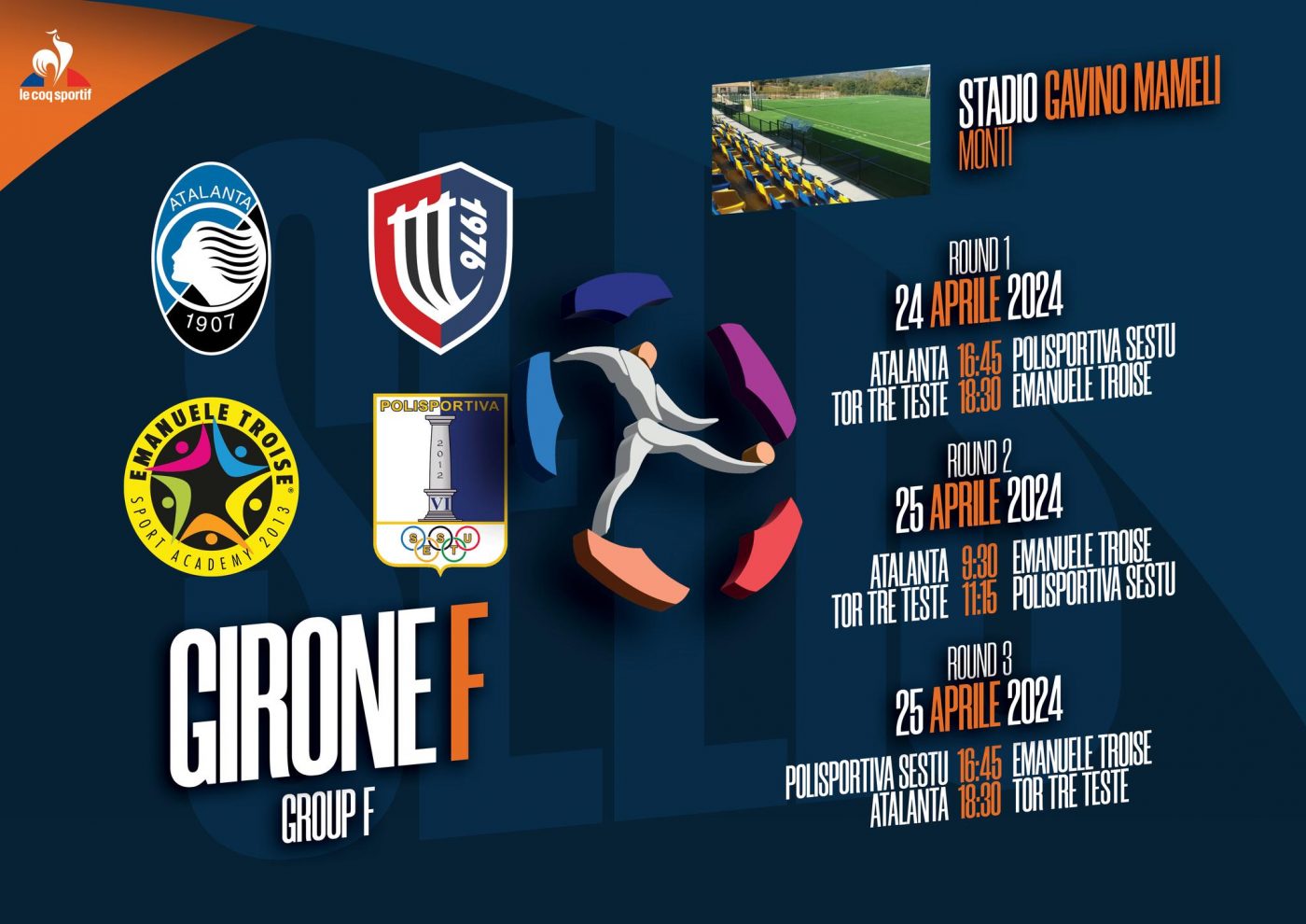 Girone F – Stadio Gavino Mameli Monti